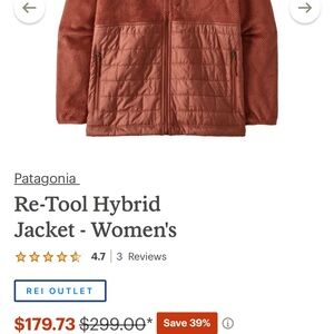 Patagonia Women's Re-Tool Hybrid Jacket - Brown